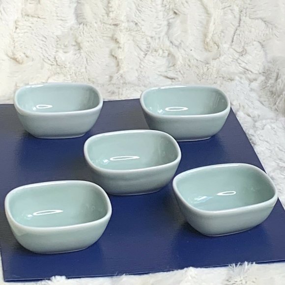 5 Alessi for Delta Asian Large Green Ramekin Bowls - Picture 1 of 6